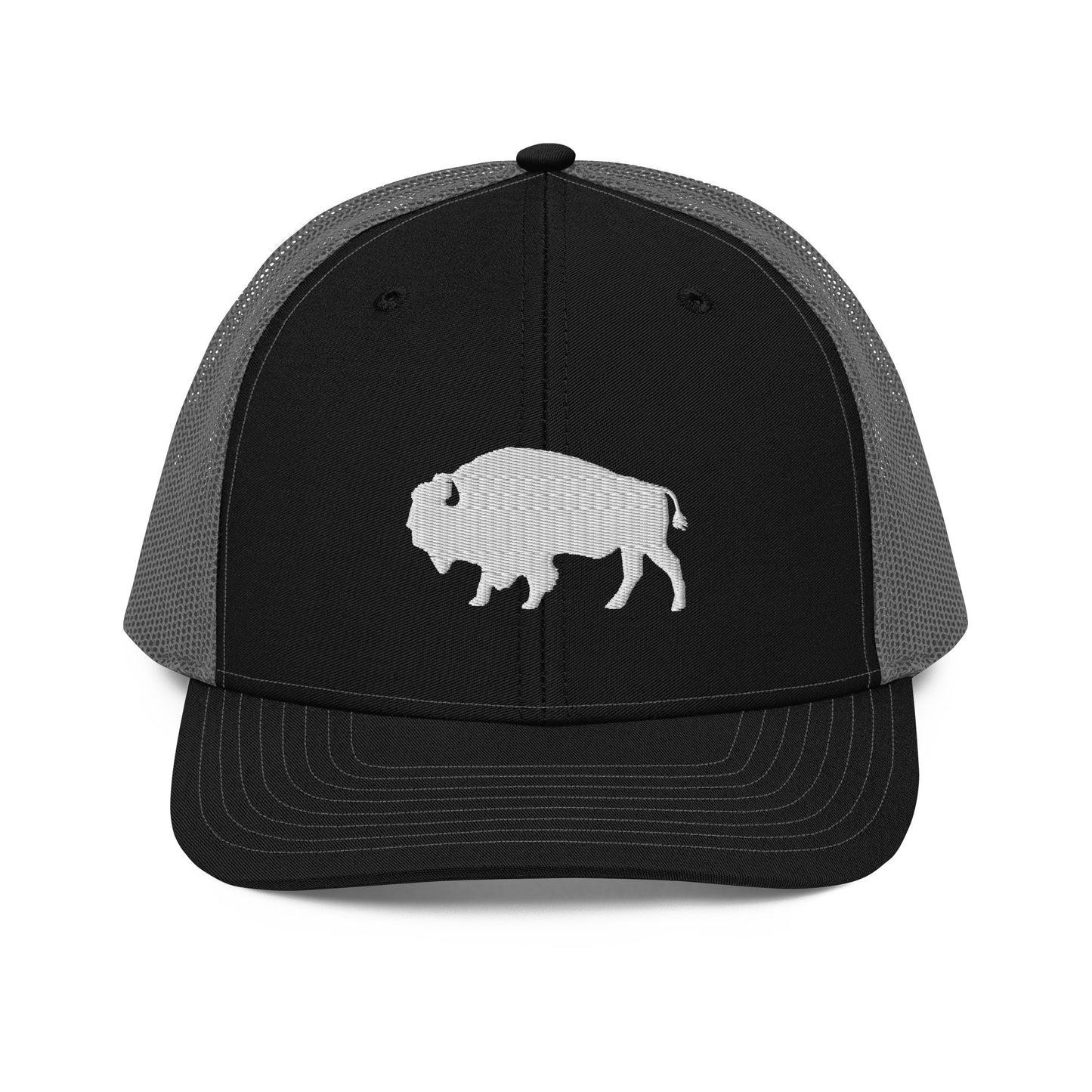 Embroidered Buffalo Trucker Cap