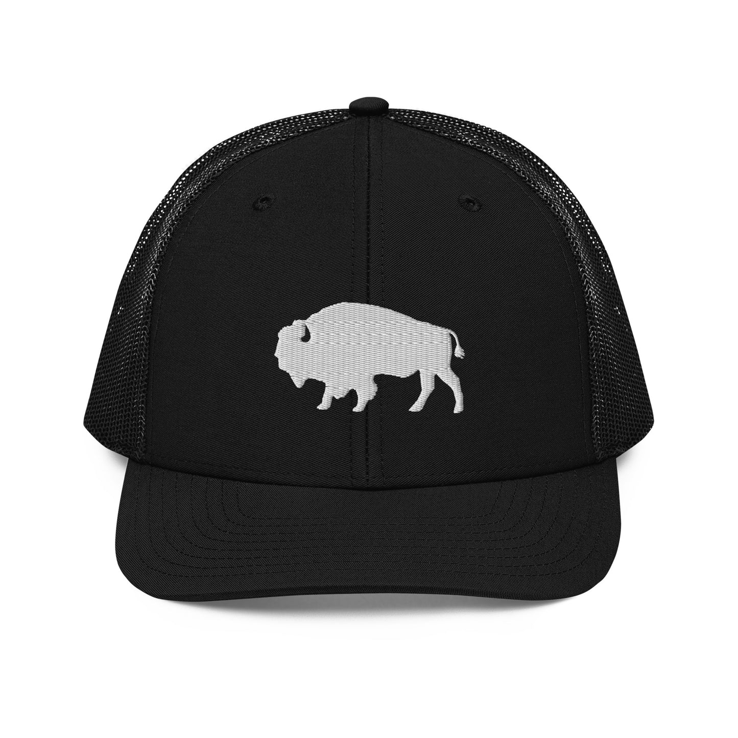 Embroidered Buffalo Trucker Cap