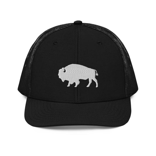 Embroidered Buffalo Trucker Cap