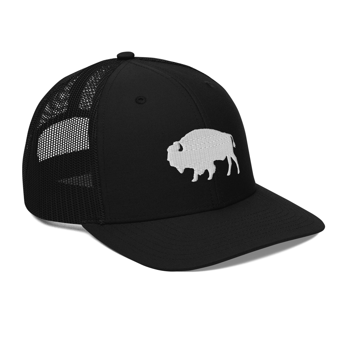 Embroidered Buffalo Trucker Cap