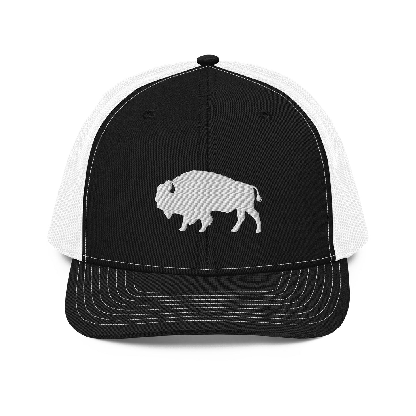 Embroidered Buffalo Trucker Cap