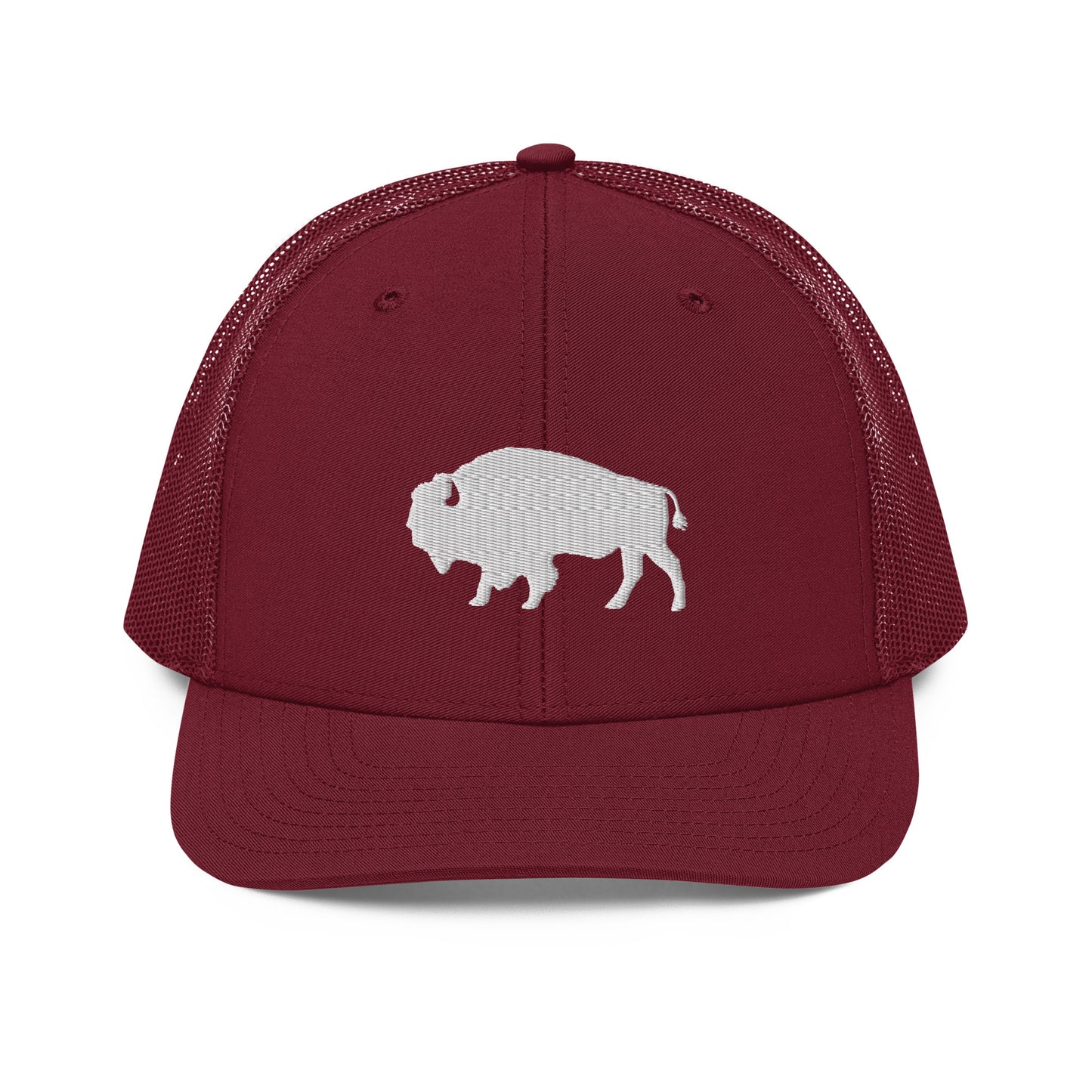 Embroidered Buffalo Trucker Cap