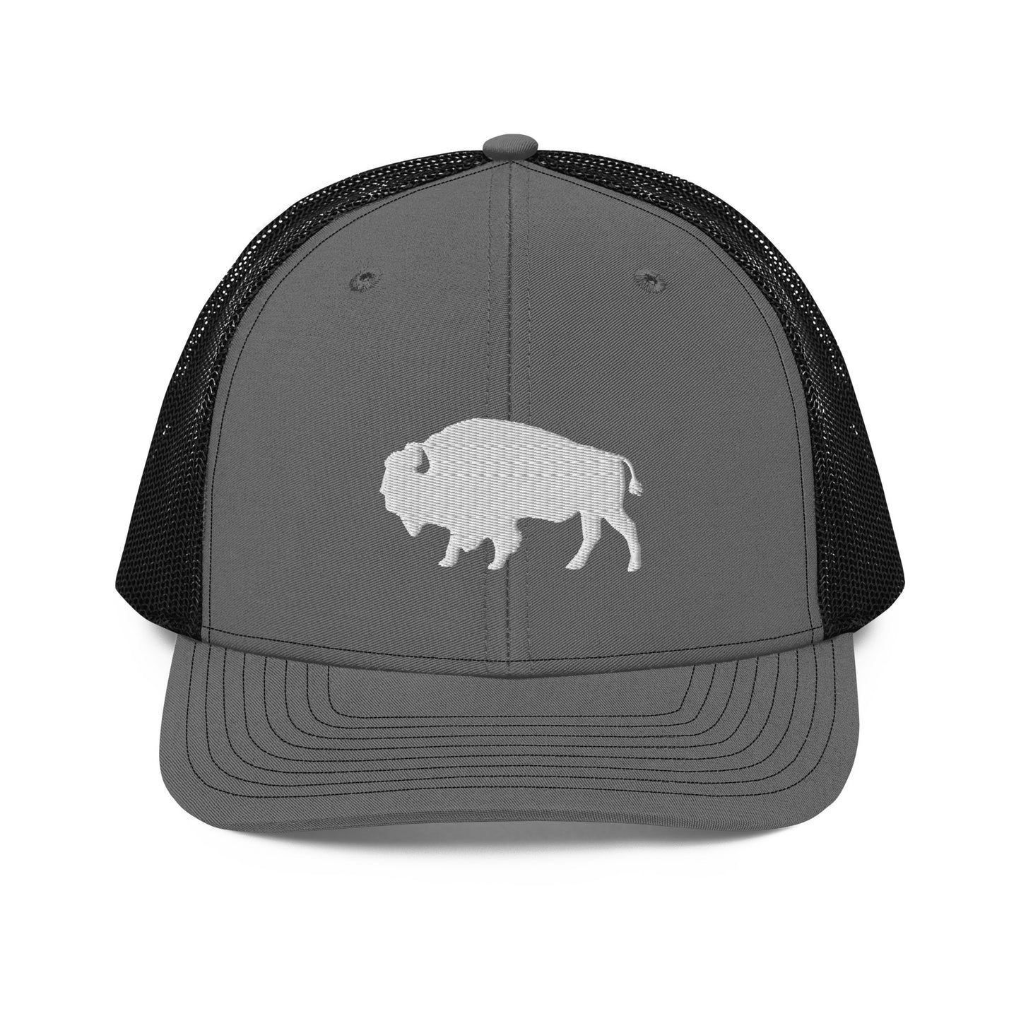 Embroidered Buffalo Trucker Cap