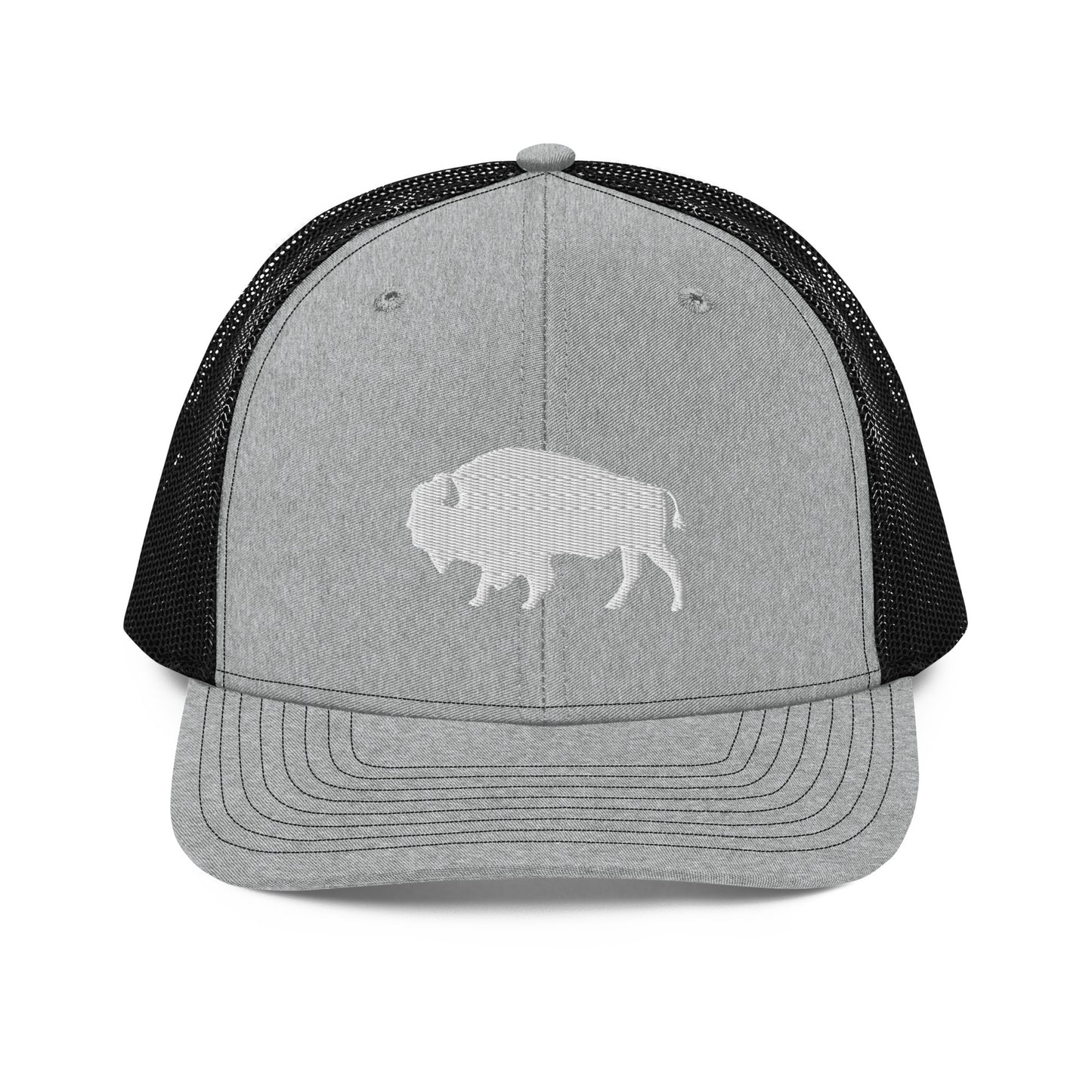 Embroidered Buffalo Trucker Cap