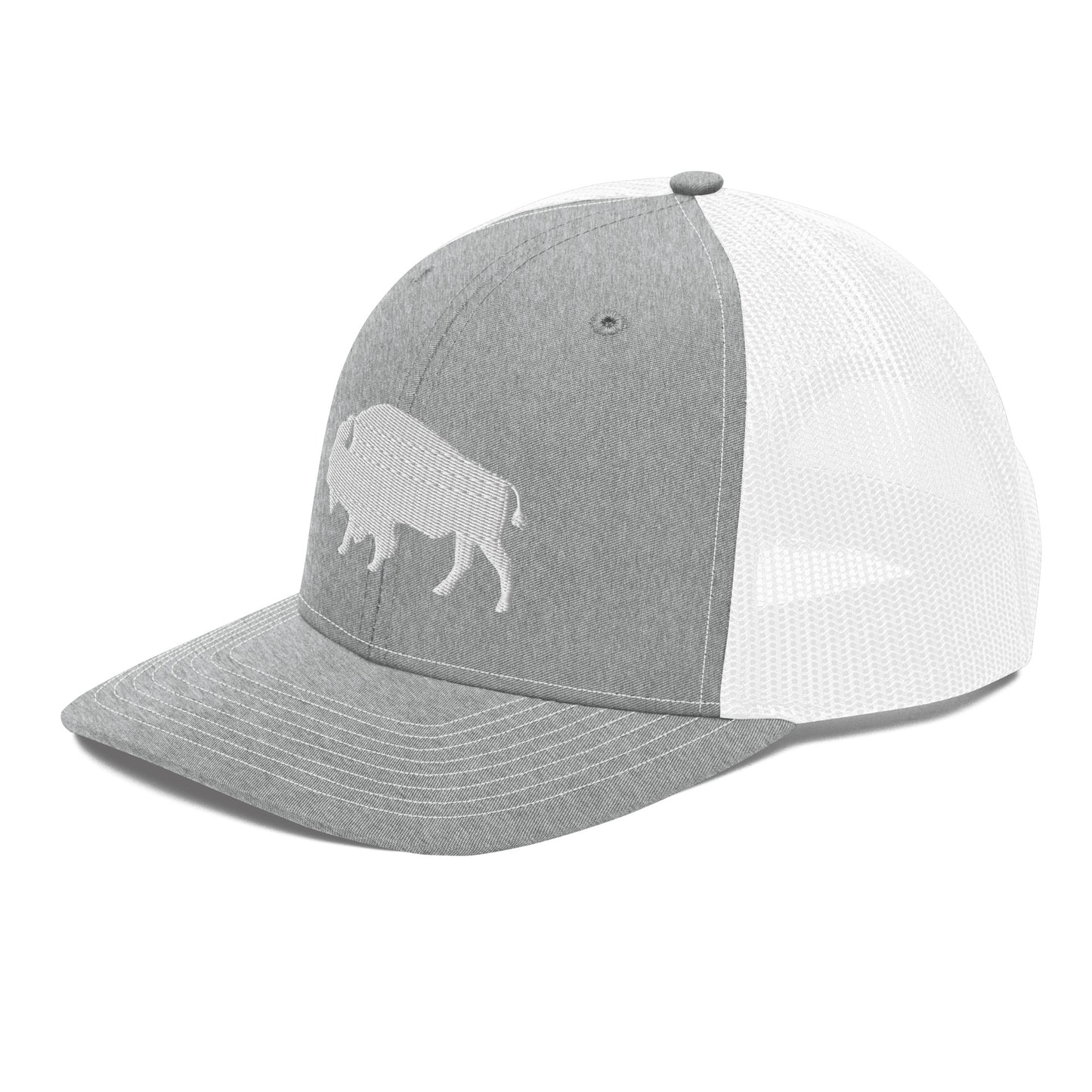 Embroidered Buffalo Trucker Cap