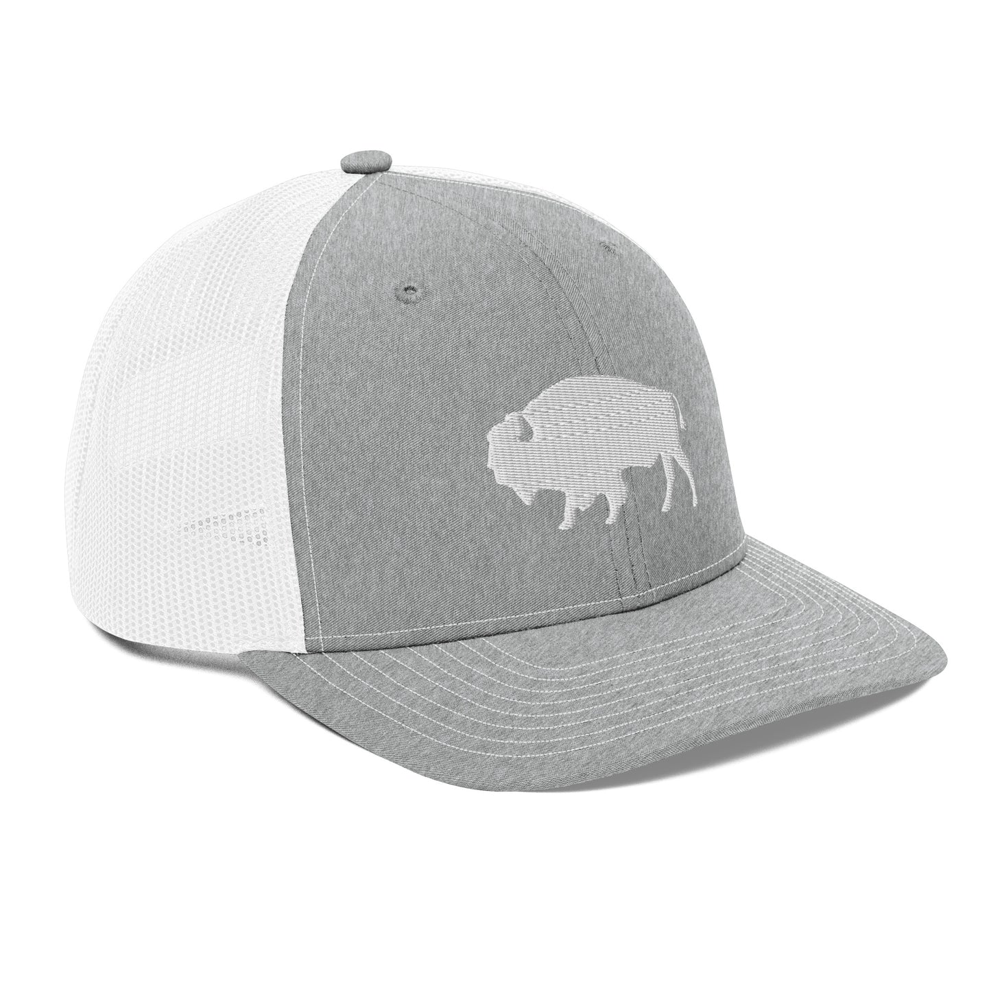 Embroidered Buffalo Trucker Cap