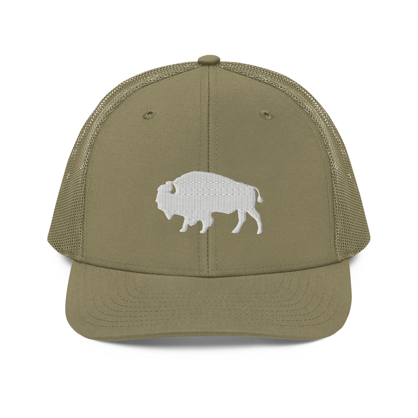 Embroidered Buffalo Trucker Cap