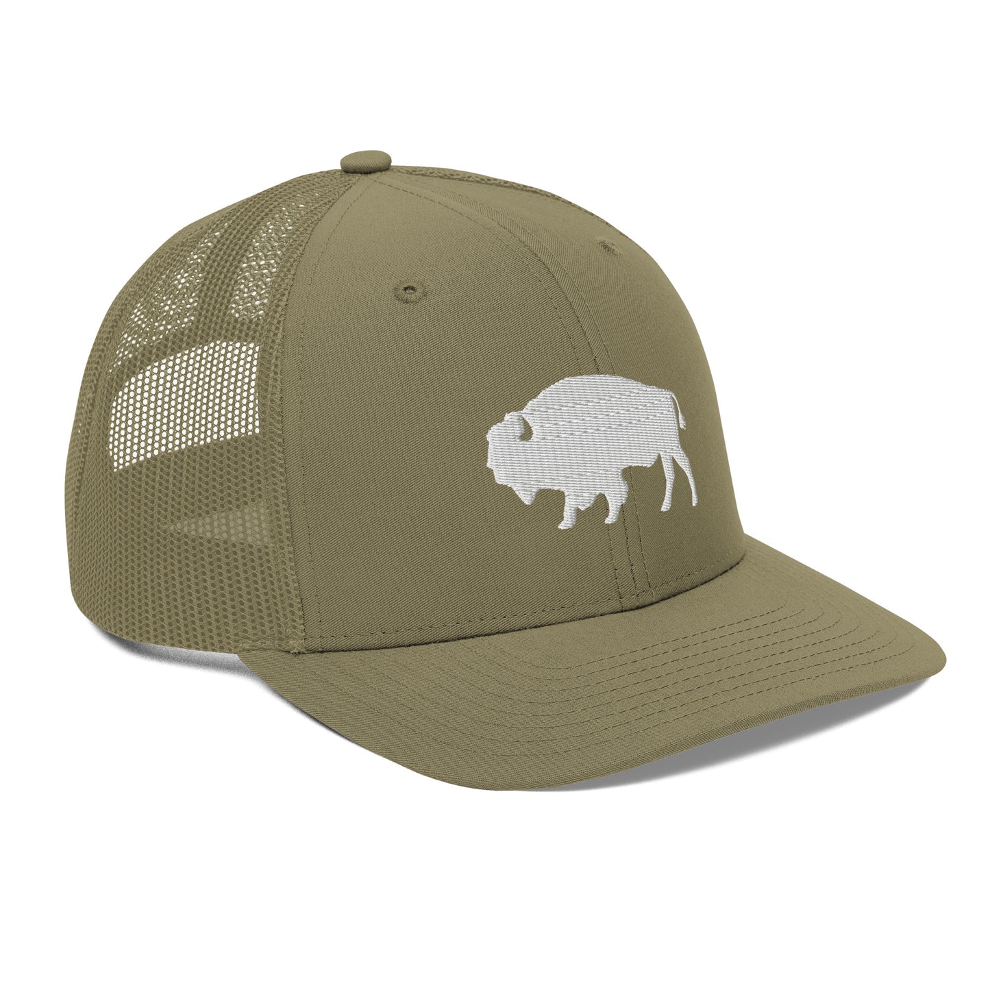 Embroidered Buffalo Trucker Cap